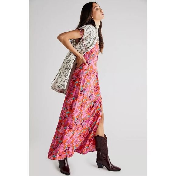 Free People Dresses & Skirts - New Free People Pippa Midi Dress Size Small